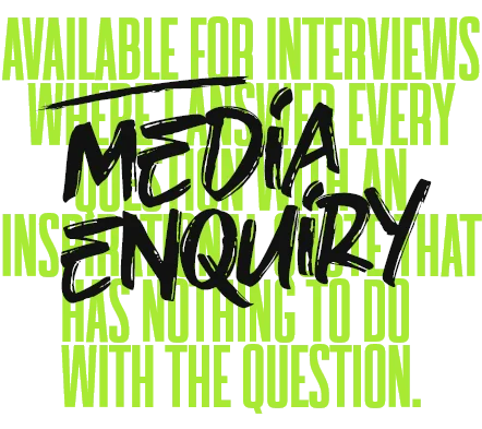 Media enquiry: professional straight talking