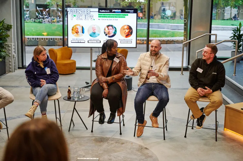 Eddie on the Founder F*ck Ups panel